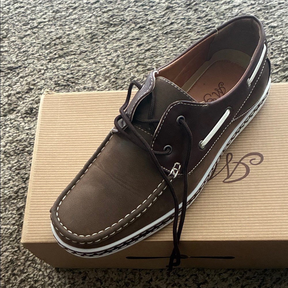 Classic Brown Boat Shoes